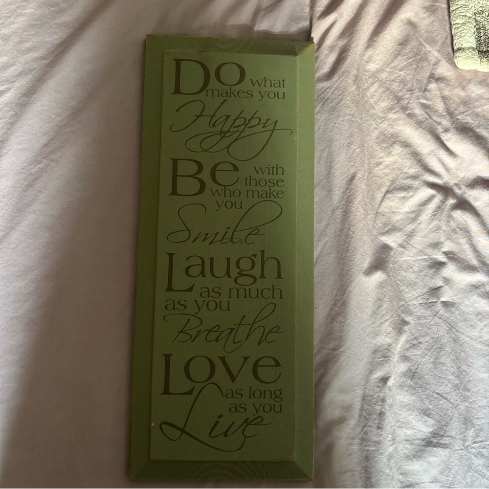 Motivational Green Wall Art